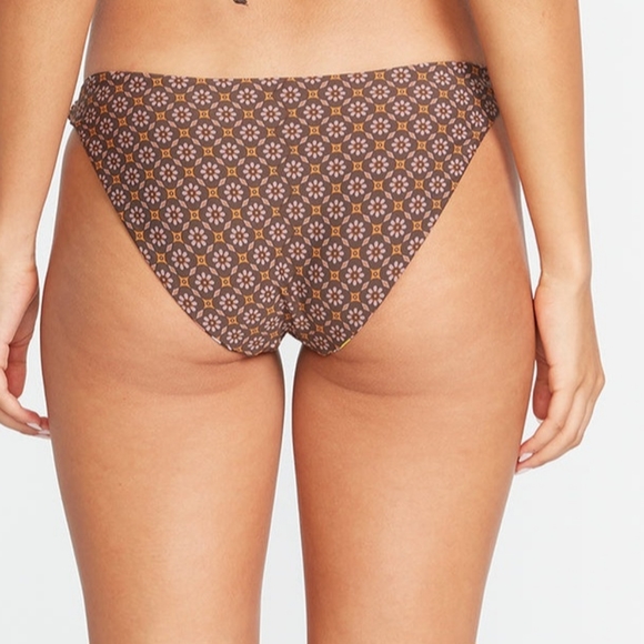 🏝VOLCOM DAIZED REVERSIBLE HIPSTER BIKINI BOTTOM SIZE S - Picture 7 of 11